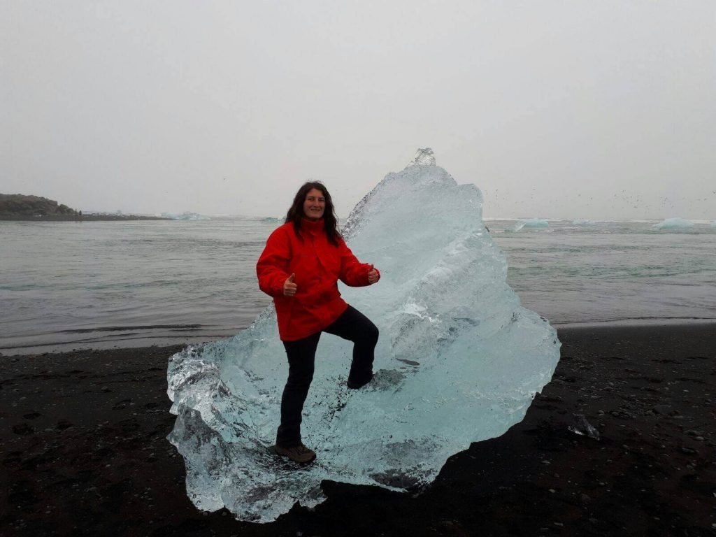 Islandia jokulsarlon ice beach