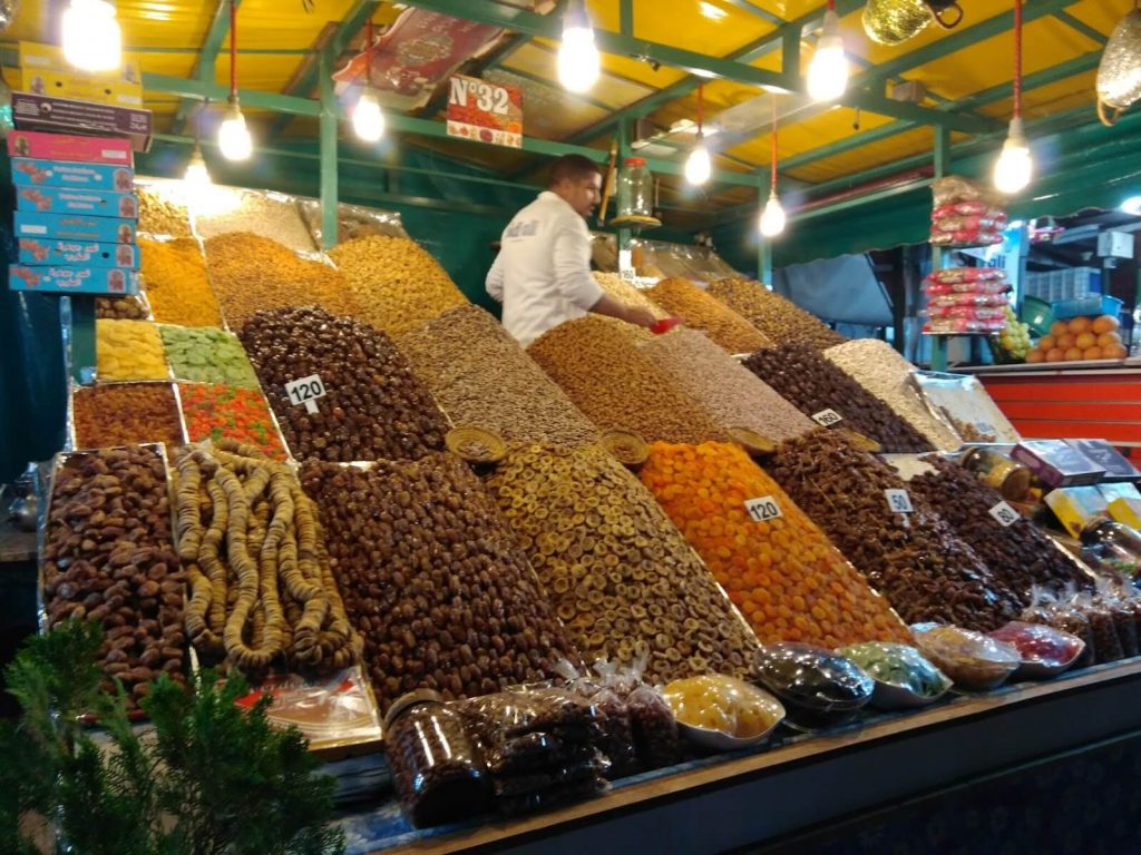frutos secos especialidades de Marruecos